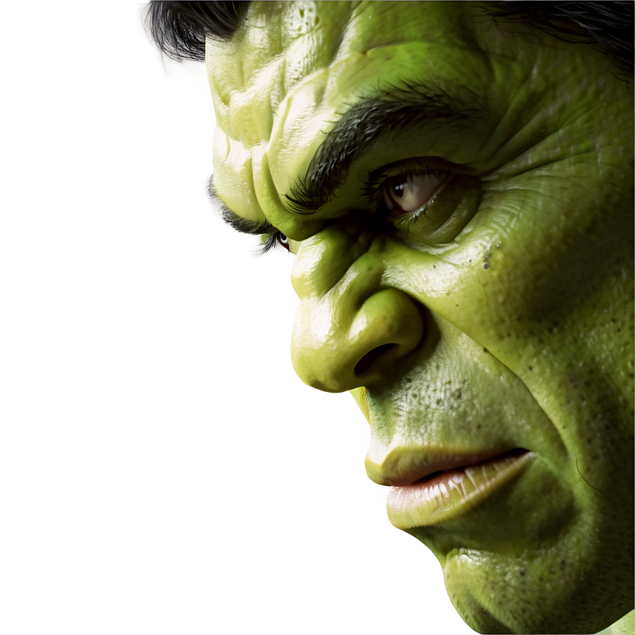 Hulk Face Portrait Png Aoy25