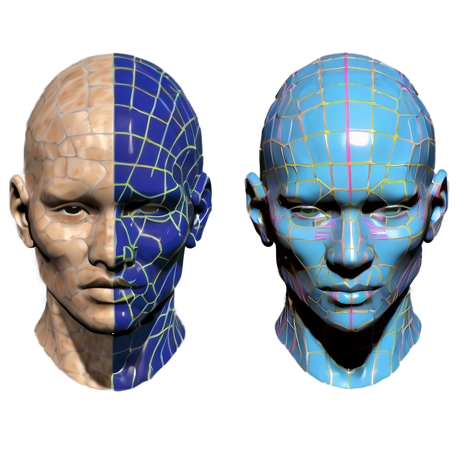 Human Head For 3d Artists Png 06262024