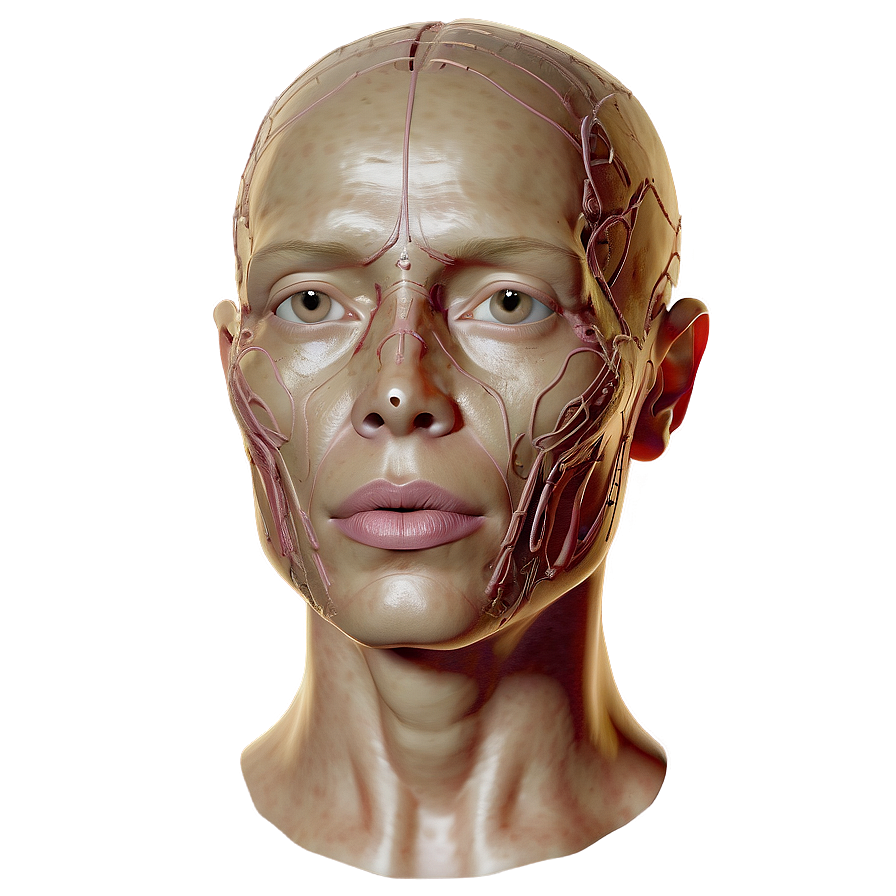 Human Head For Anatomy Study Png 06262024