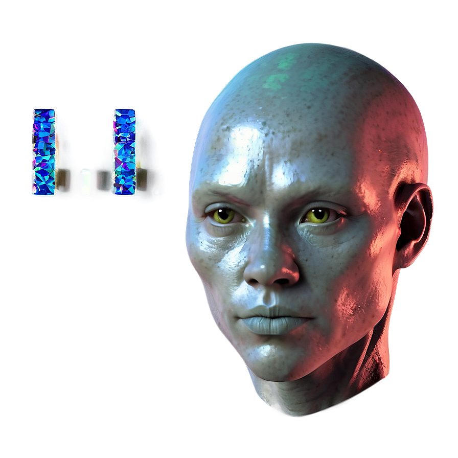 Human Head In Sci-fi Png 06262024