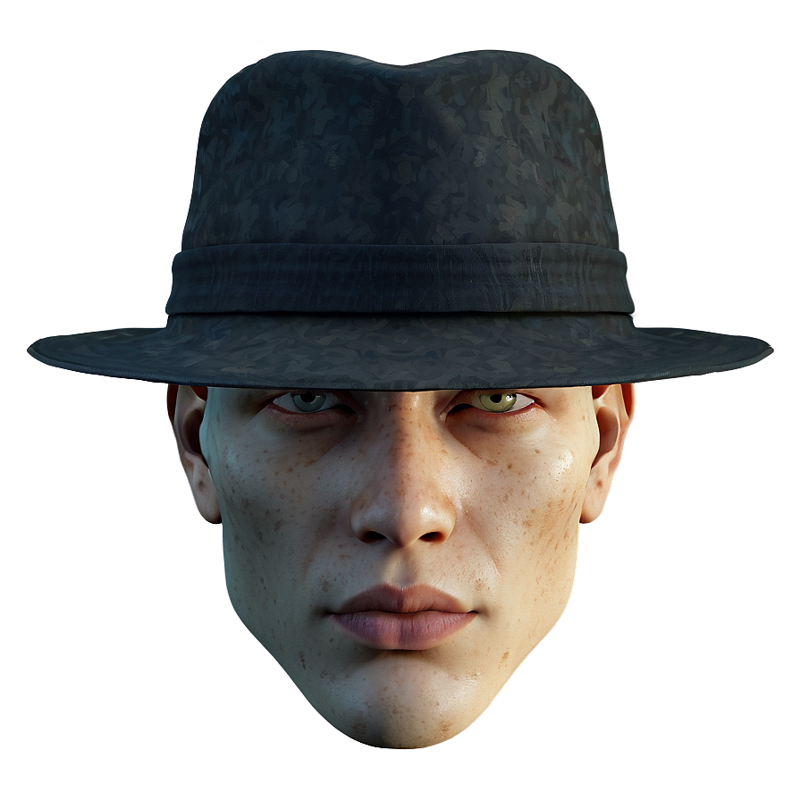 Human Head With Hat Png 06262024