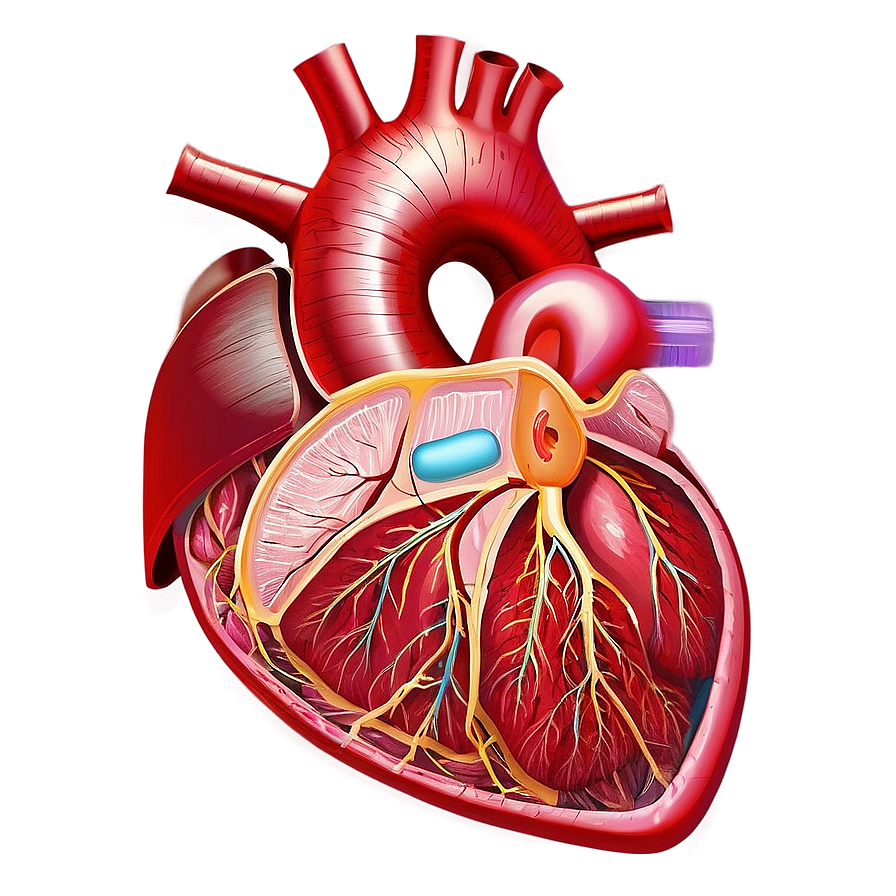 Human Heart Anatomy Diagram Png 80