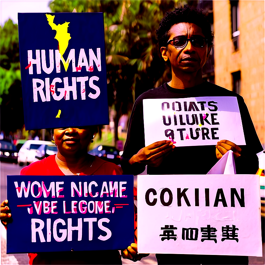 Human Rights Picket Sign Png 40