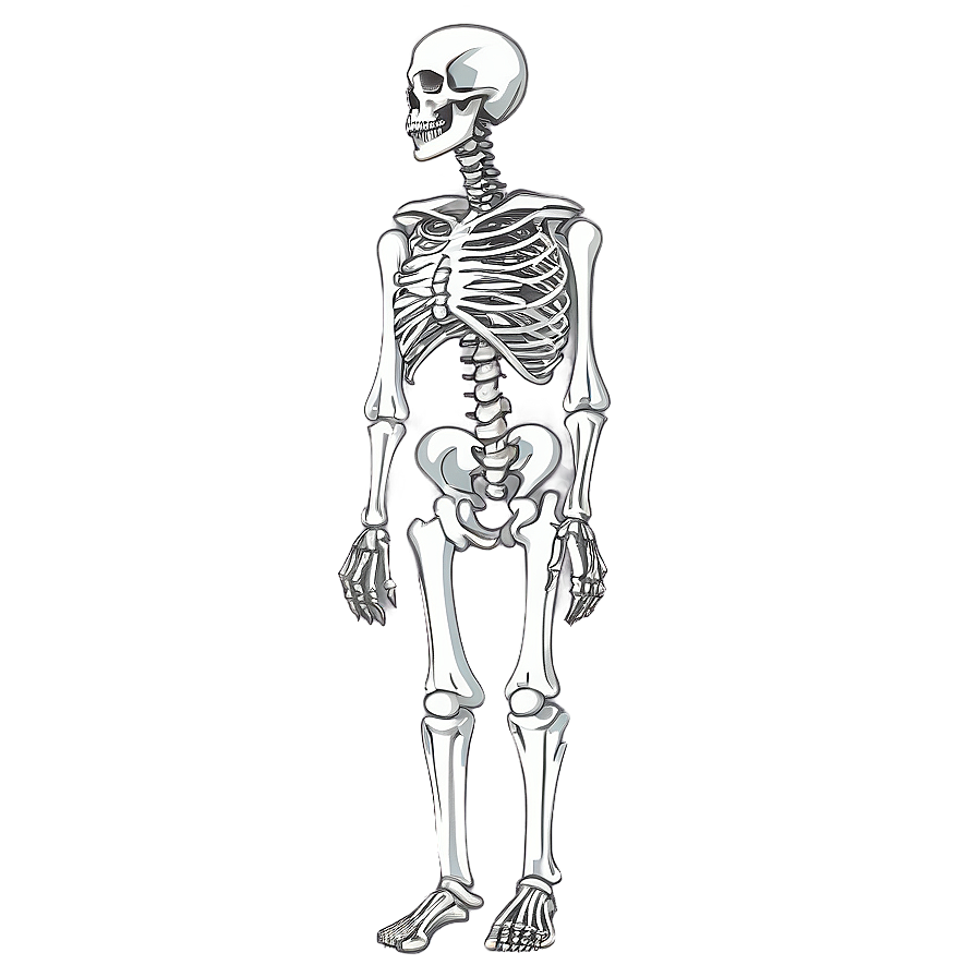 Human Skeleton Digital Art Png Fwx52