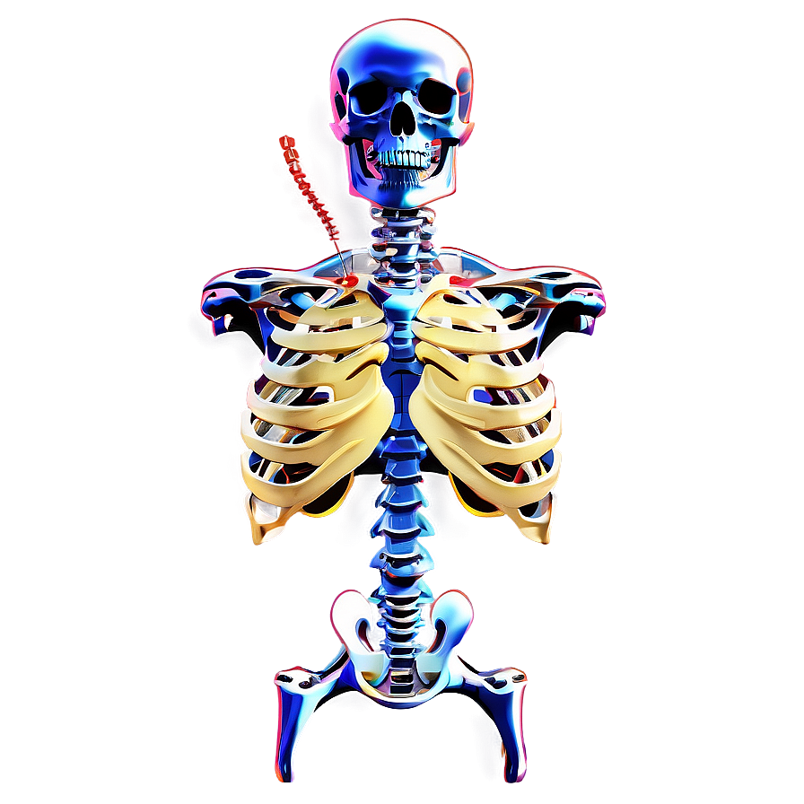 Human Skeleton With Internal Organs Png 17