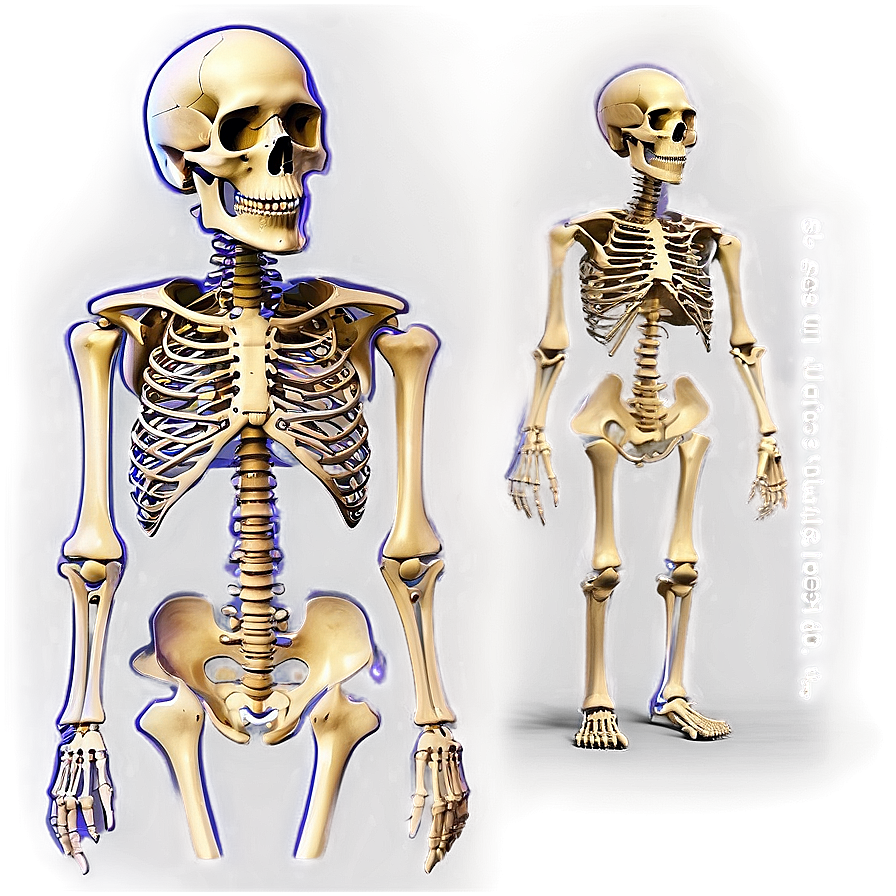 Human Skeleton With Labels Png Eid56