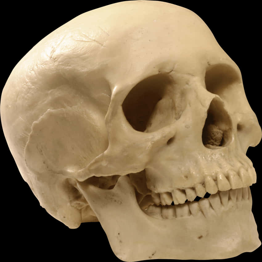 Human Skull Profile View