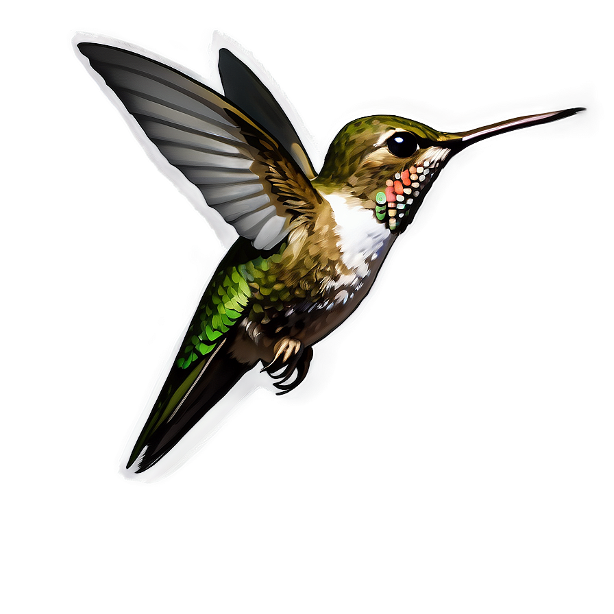 Hummingbird In Flight Png Sfu75