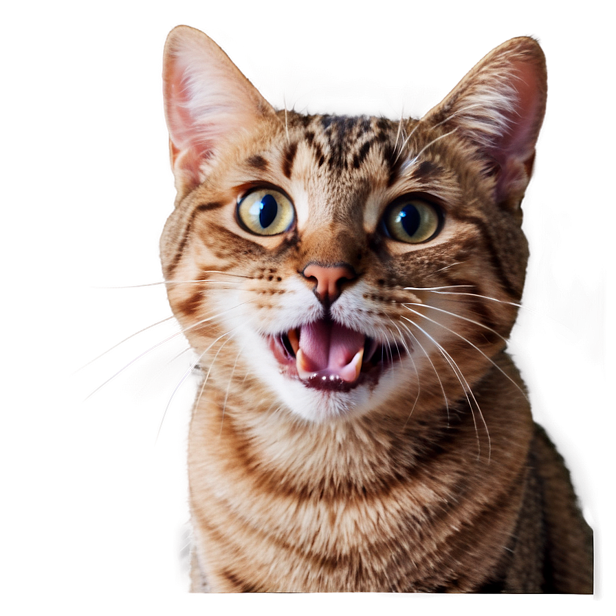 Hungry Cat Expression Png B