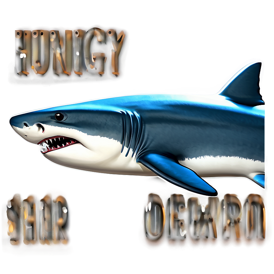 Hungry Shark Cartoon Png 11