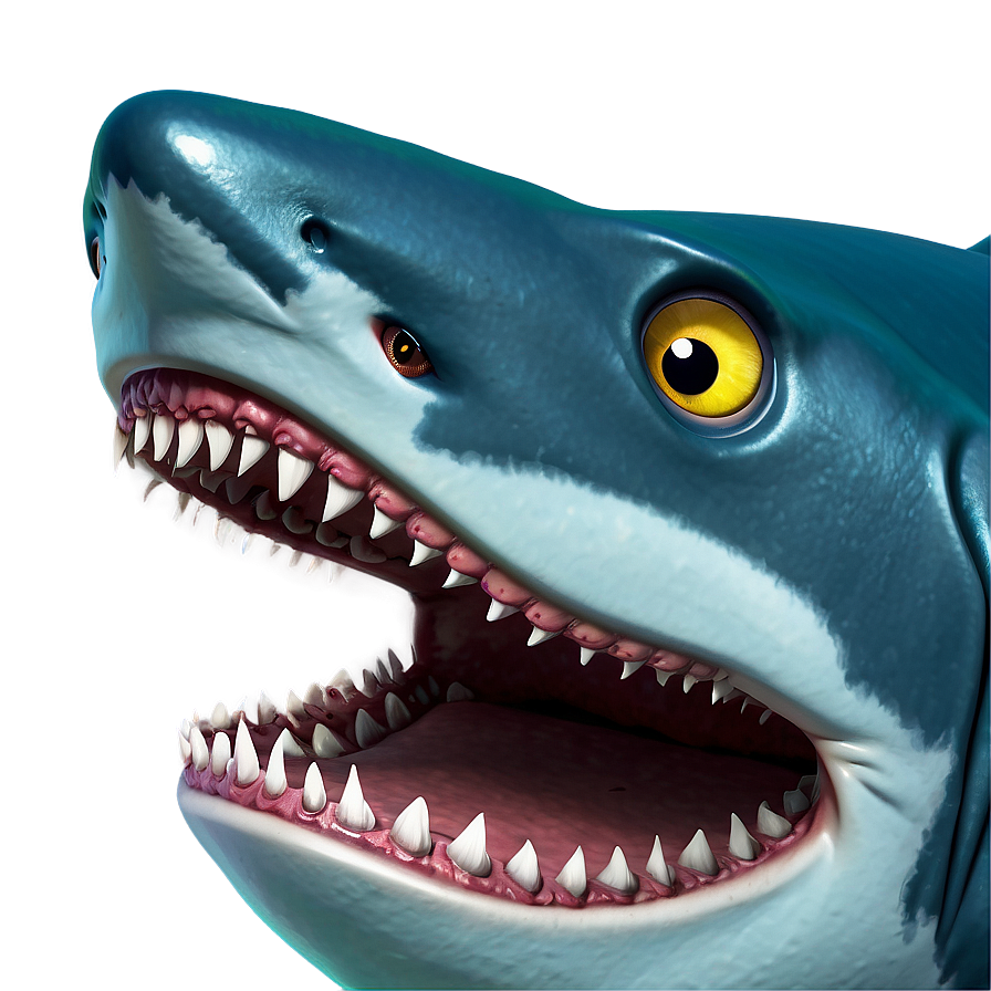 Hungry Shark Cartoon Png 7