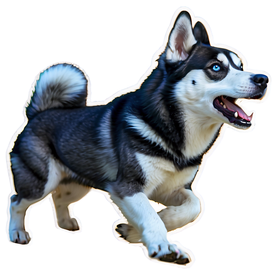 Husky Dog Running Png Nyy41