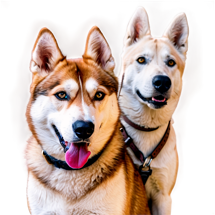 Husky Friendship Bond Png 13