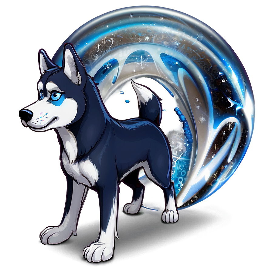 Husky Ice Blue Eyes Png 06112024