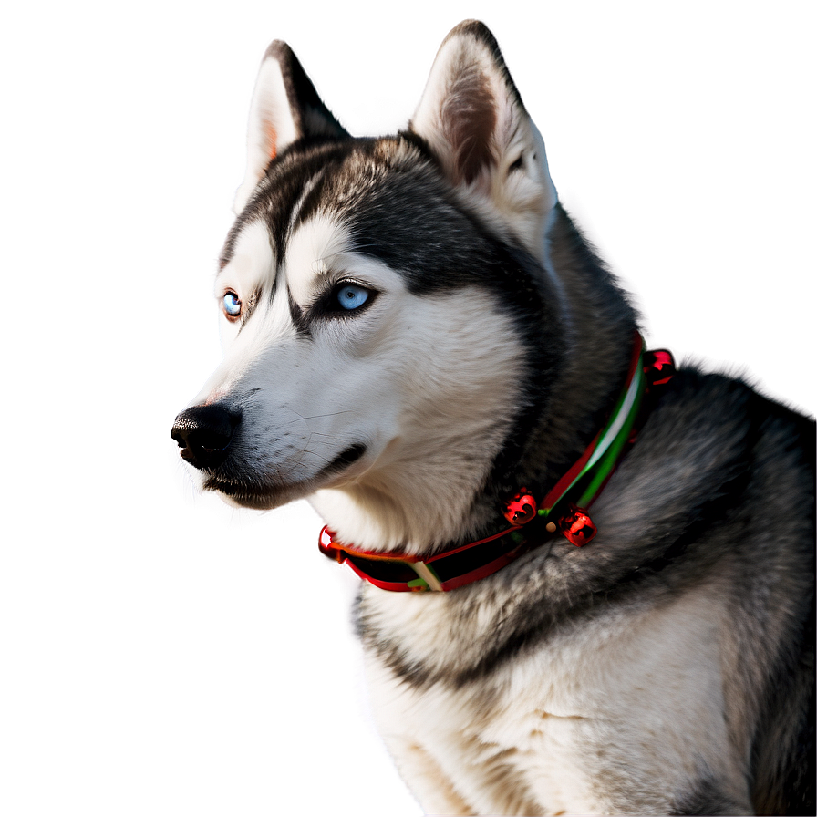 Husky In Festive Spirit Png Tlg57