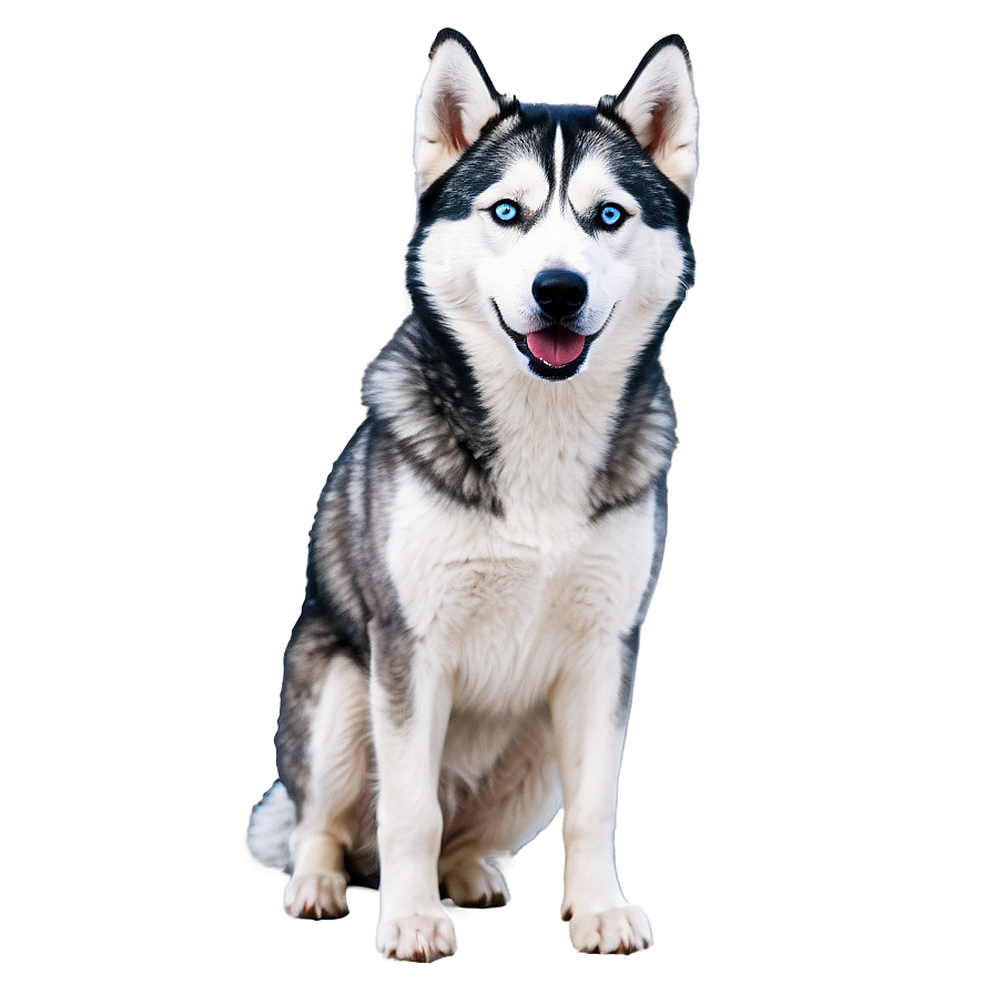 Husky With Snowy Background Png 54