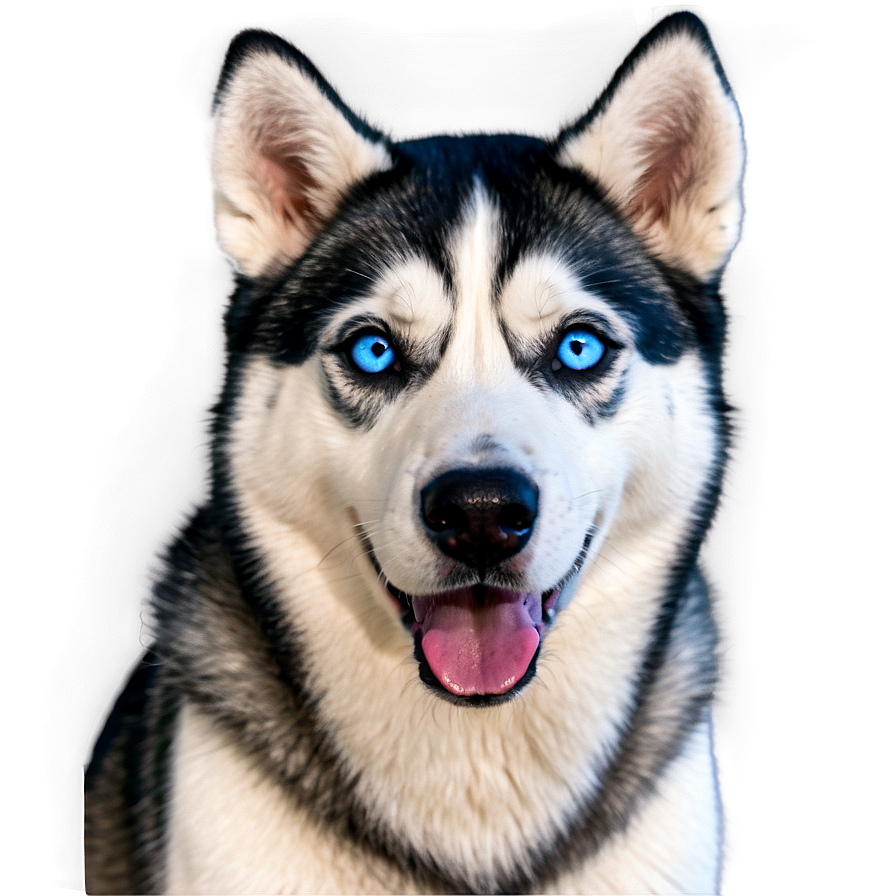 Husky With Vibrant Eyes Png 06112024