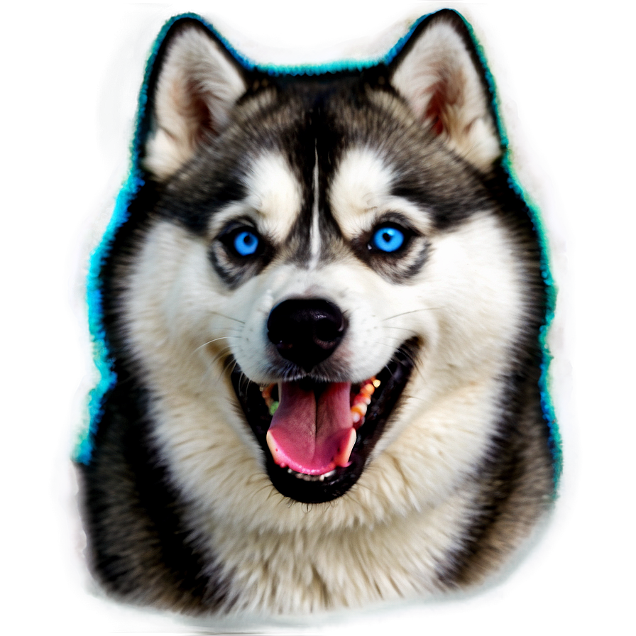 Husky With Vibrant Eyes Png Lax72