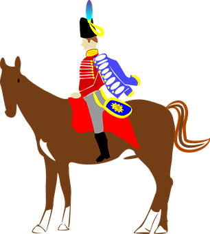 Hussar Officeron Horseback