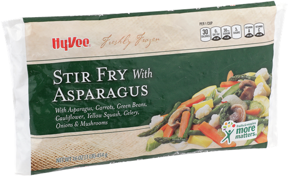 Hy Vee Stir Fry With Asparagus Frozen Vegetable Package