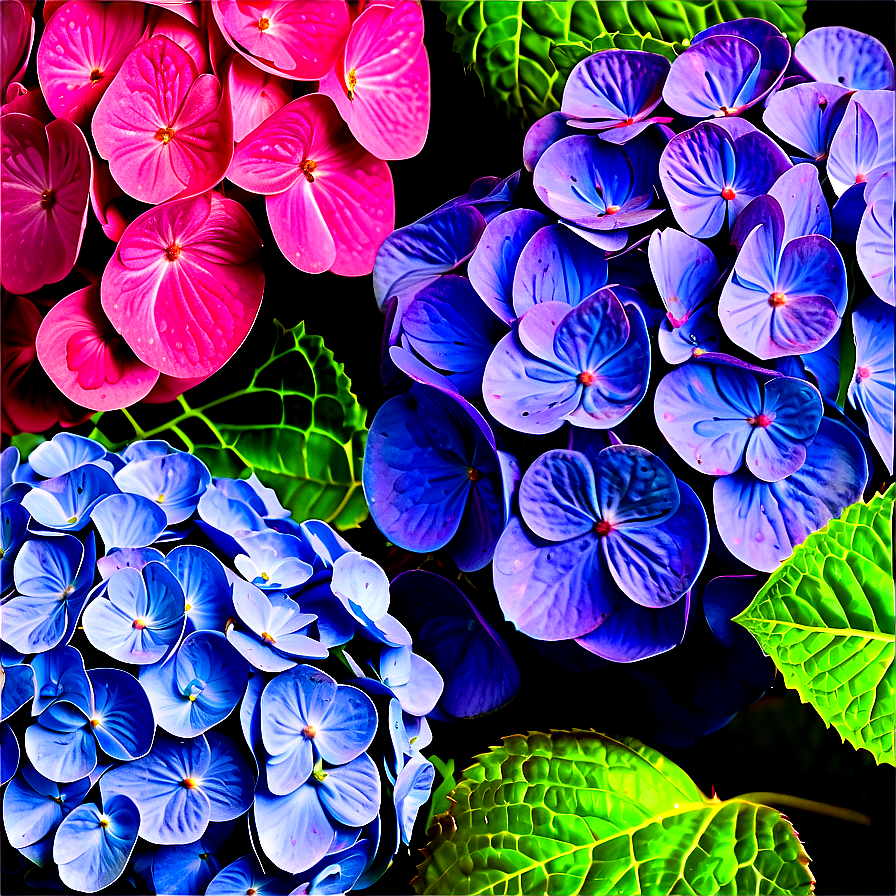 Hydrangea Mosaic Png Cns