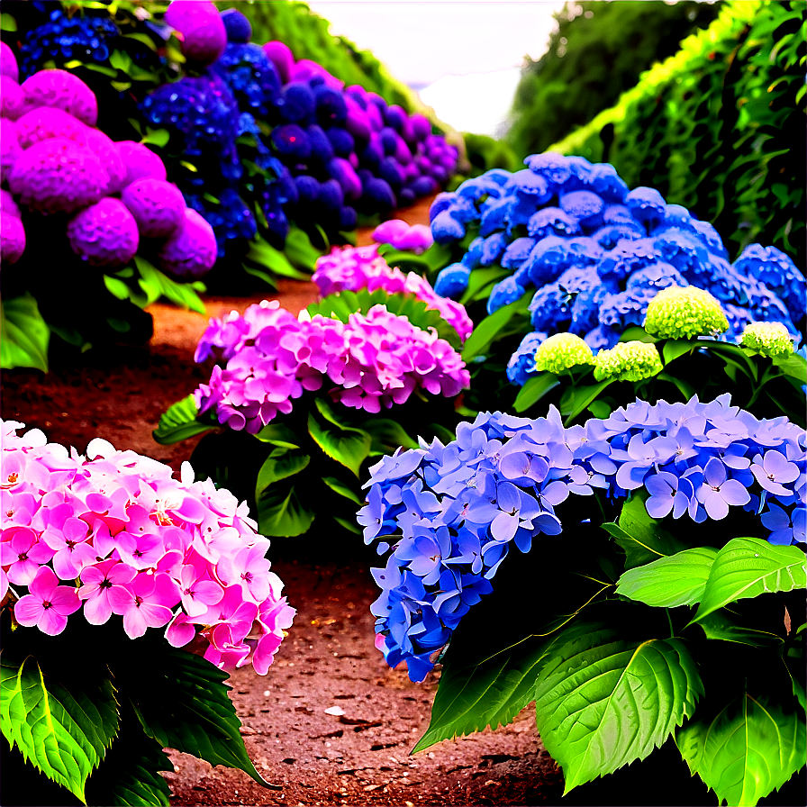 Hydrangea Path Png 05242024