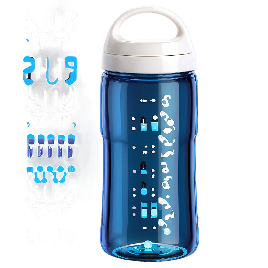 Hydration Tracker Water Bottle Png 90