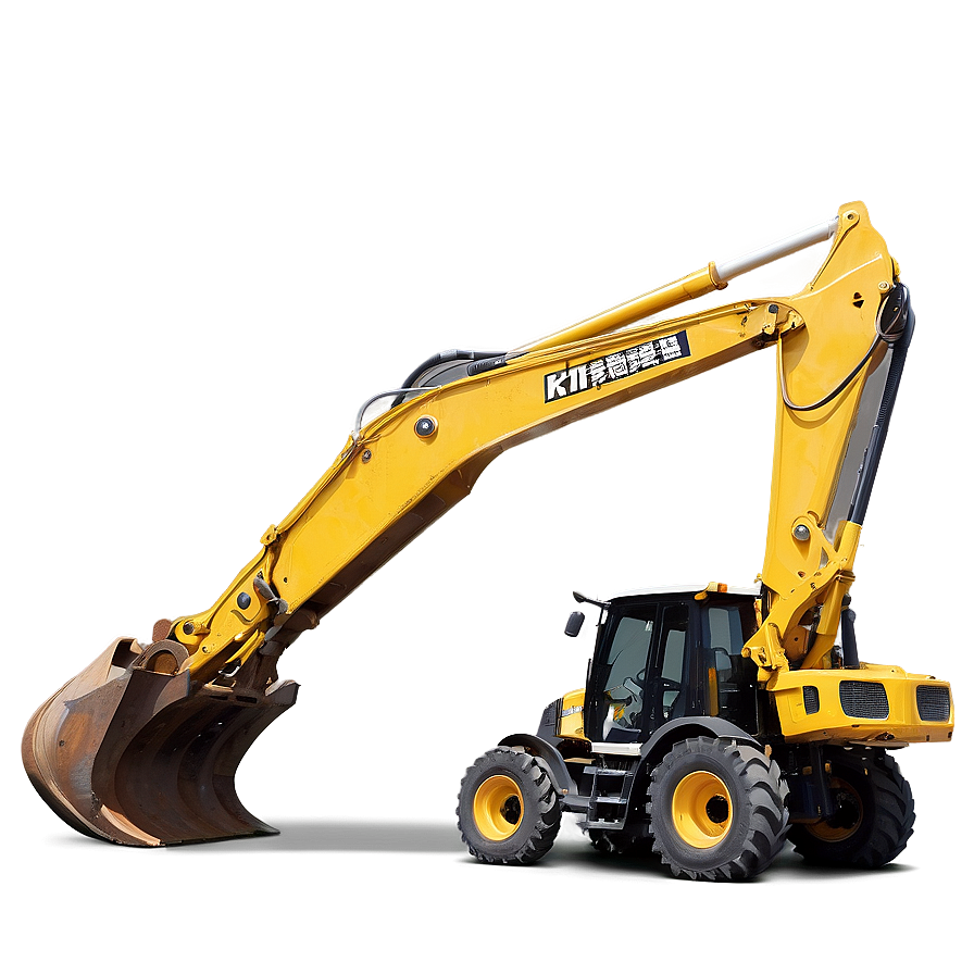 Hydraulic Backhoe Machinery Png Kkg