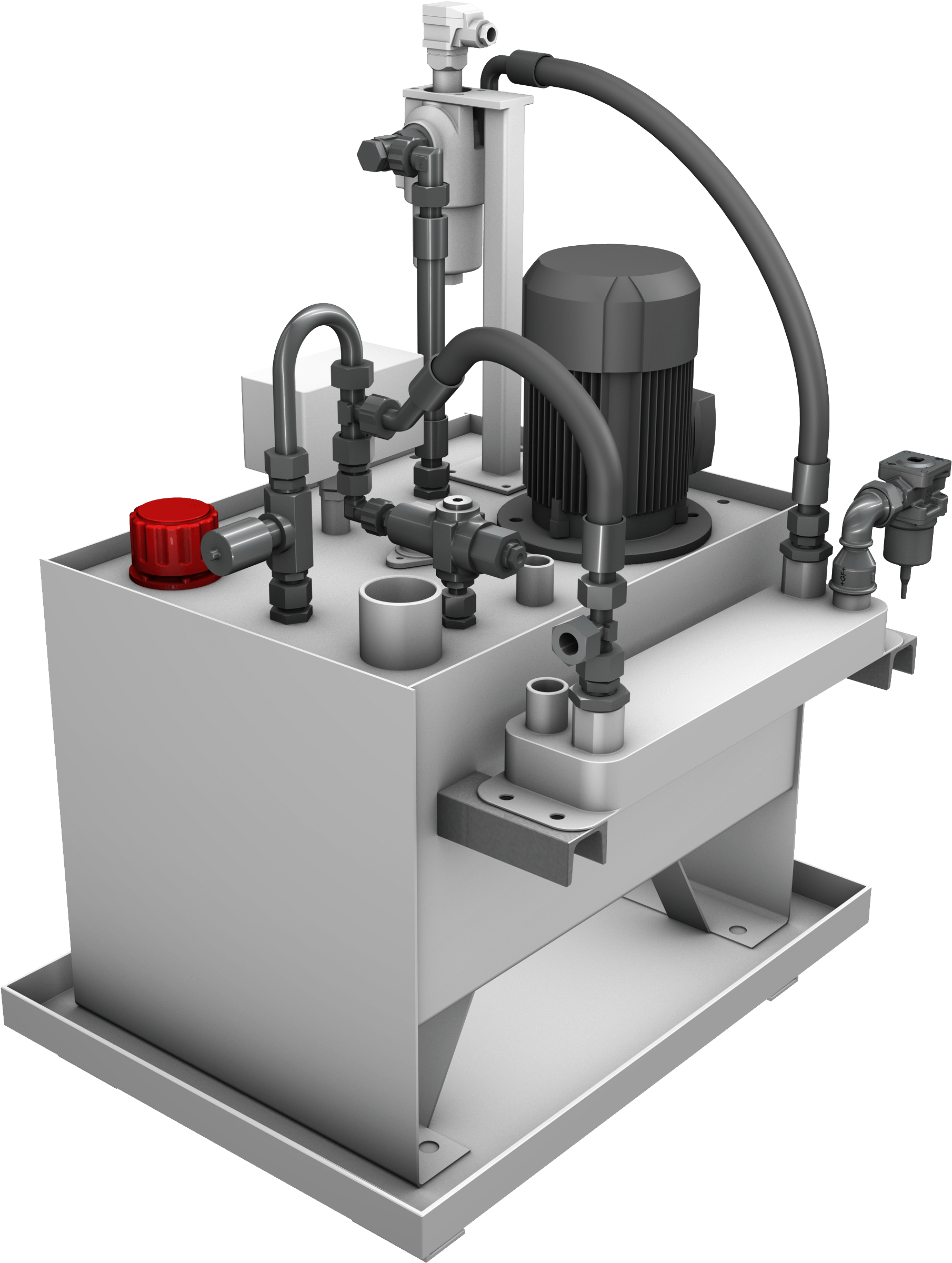 Hydraulic Power Unit3 D Model