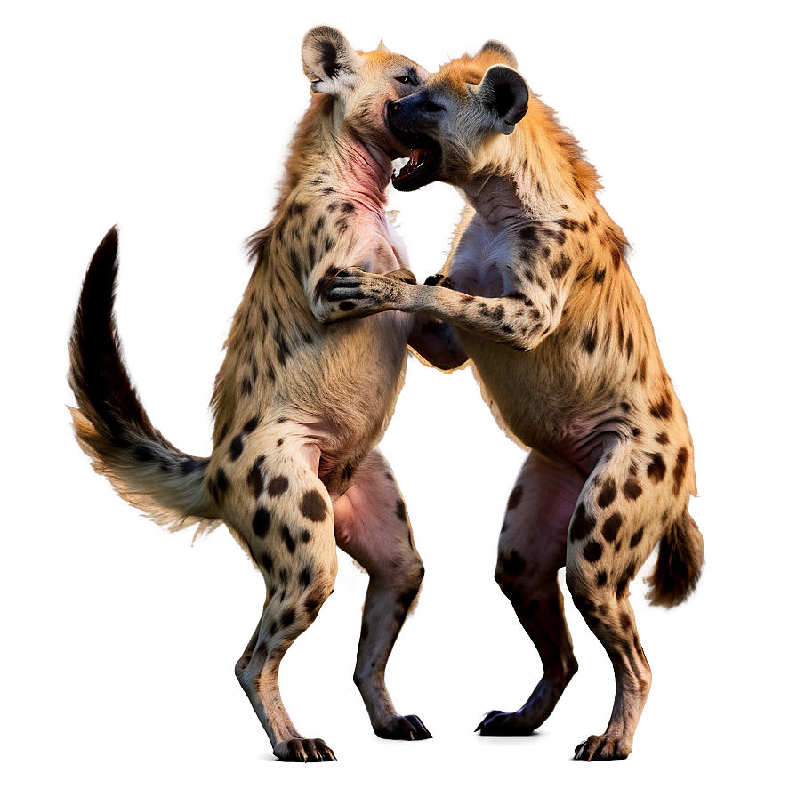 Hyena Couple Mating Dance Png 44