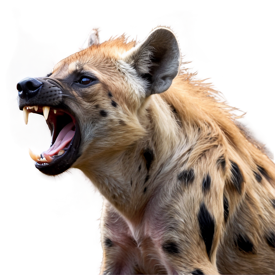 Hyena Roaring Loudly Png 06112024