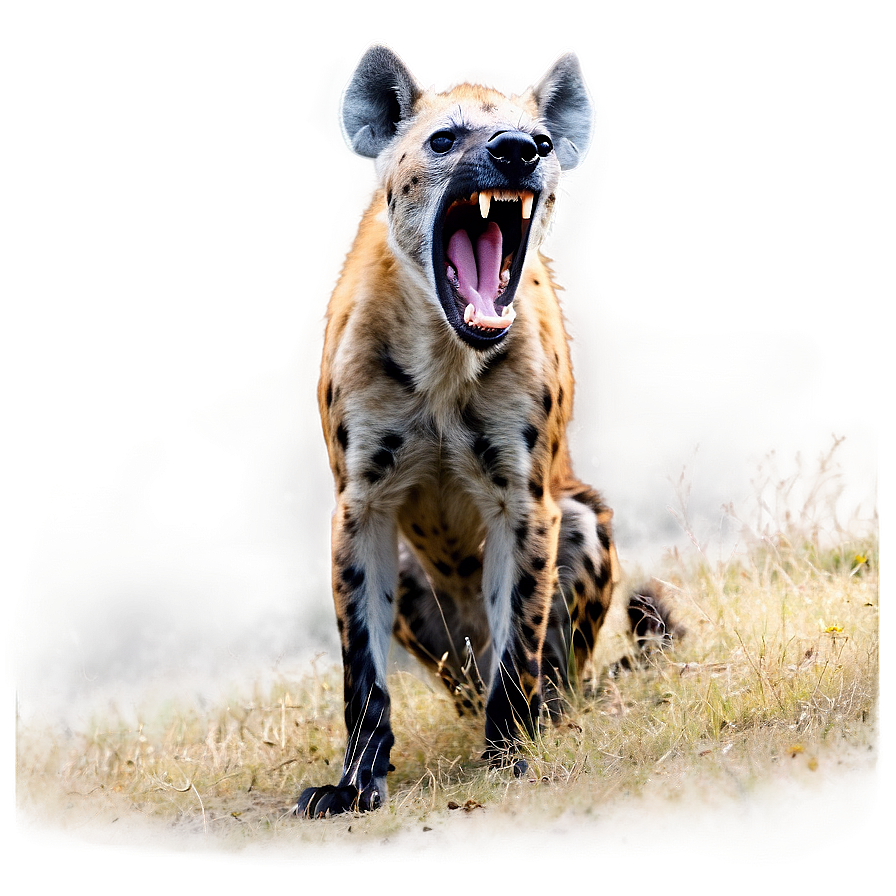 Hyena Roaring Loudly Png 06112024