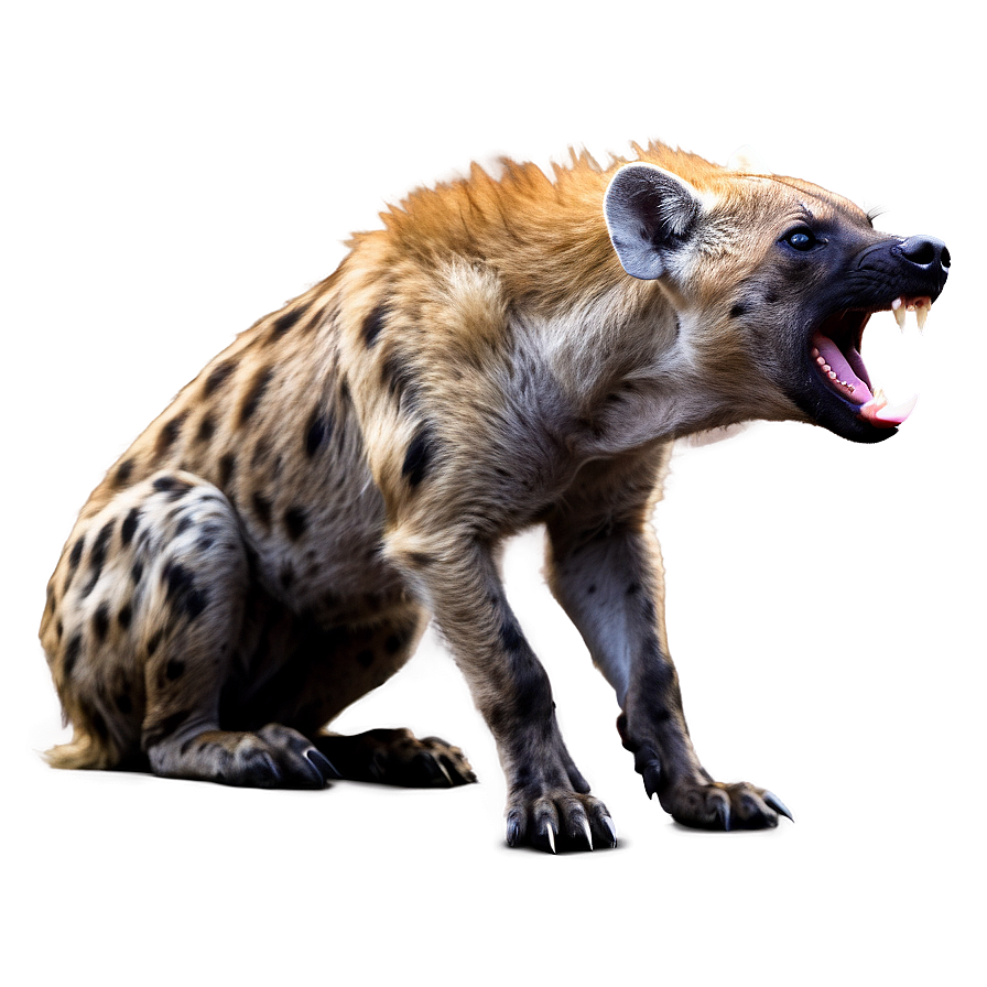 Hyena Roaring Loudly Png 33