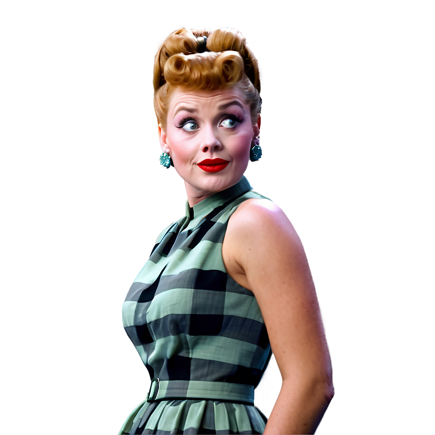 I Love Lucy 50s Fashion Png Bao13