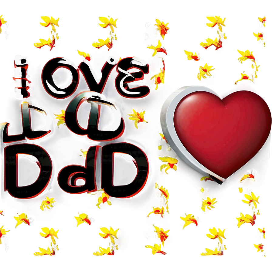 I Love You Dad Text Png Mxr