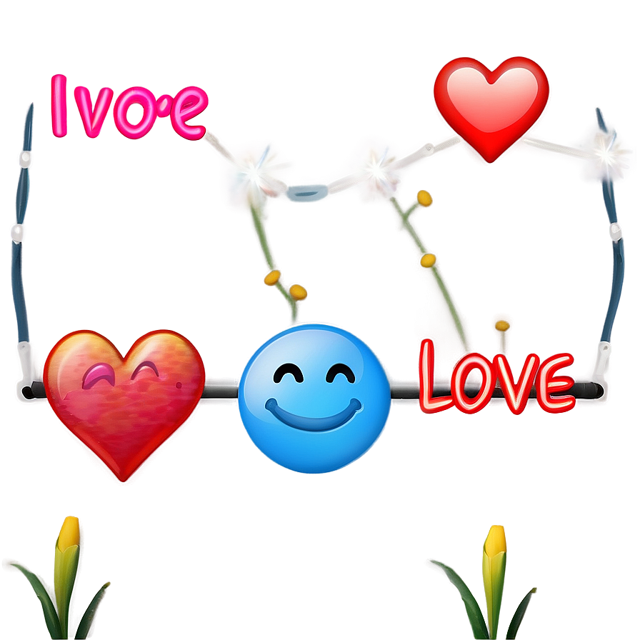 I Love You In Emoji Icons Png 59