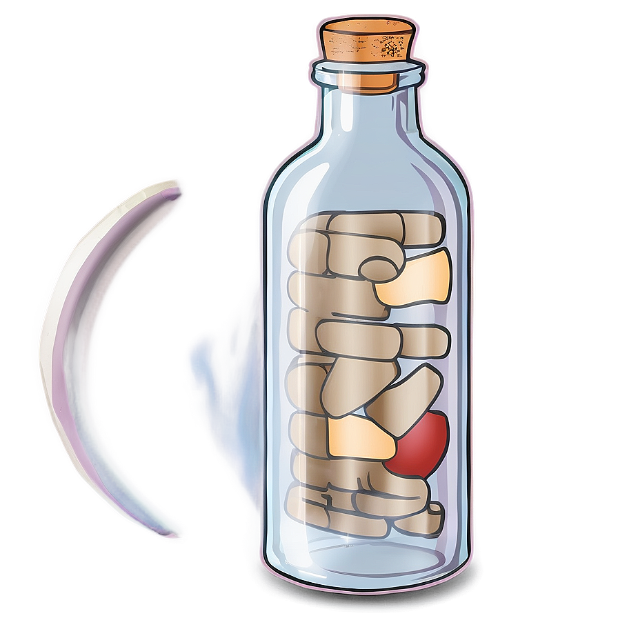 I Love You Message In A Bottle Png Tfi