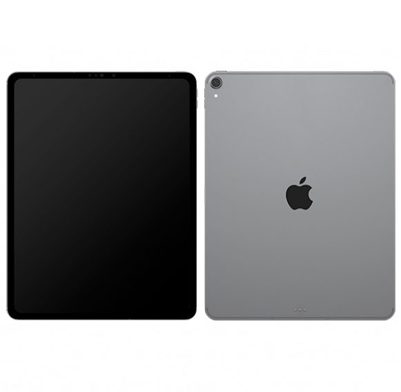 I Pad Pro Space Gray Frontand Back