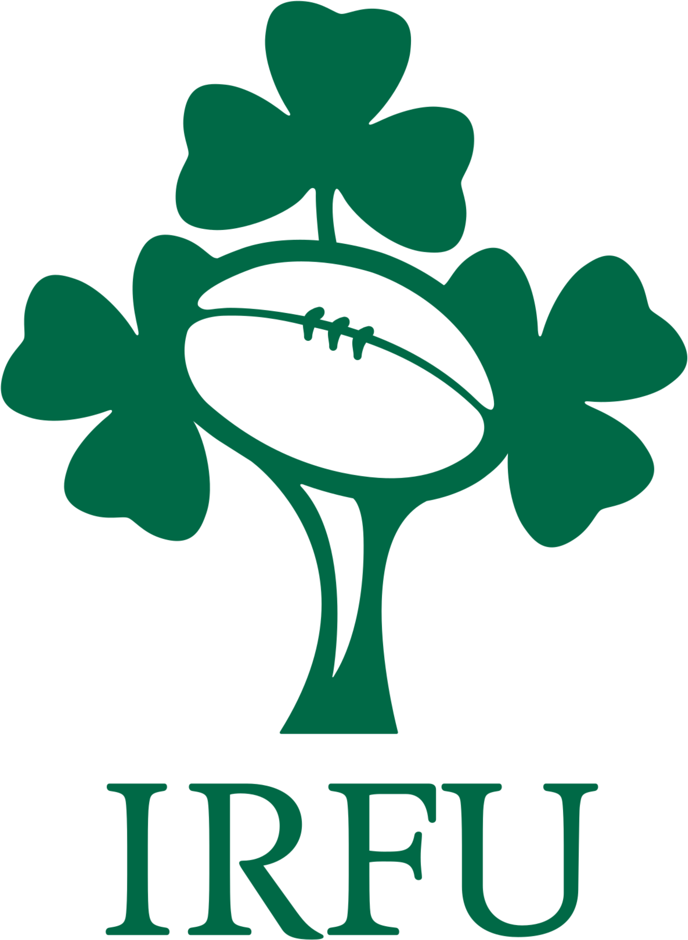 I R F U Logo Rugby Ireland