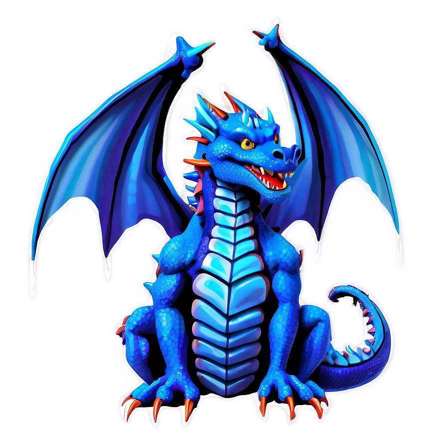 Ice Blue Dragon Drawing Png Llg