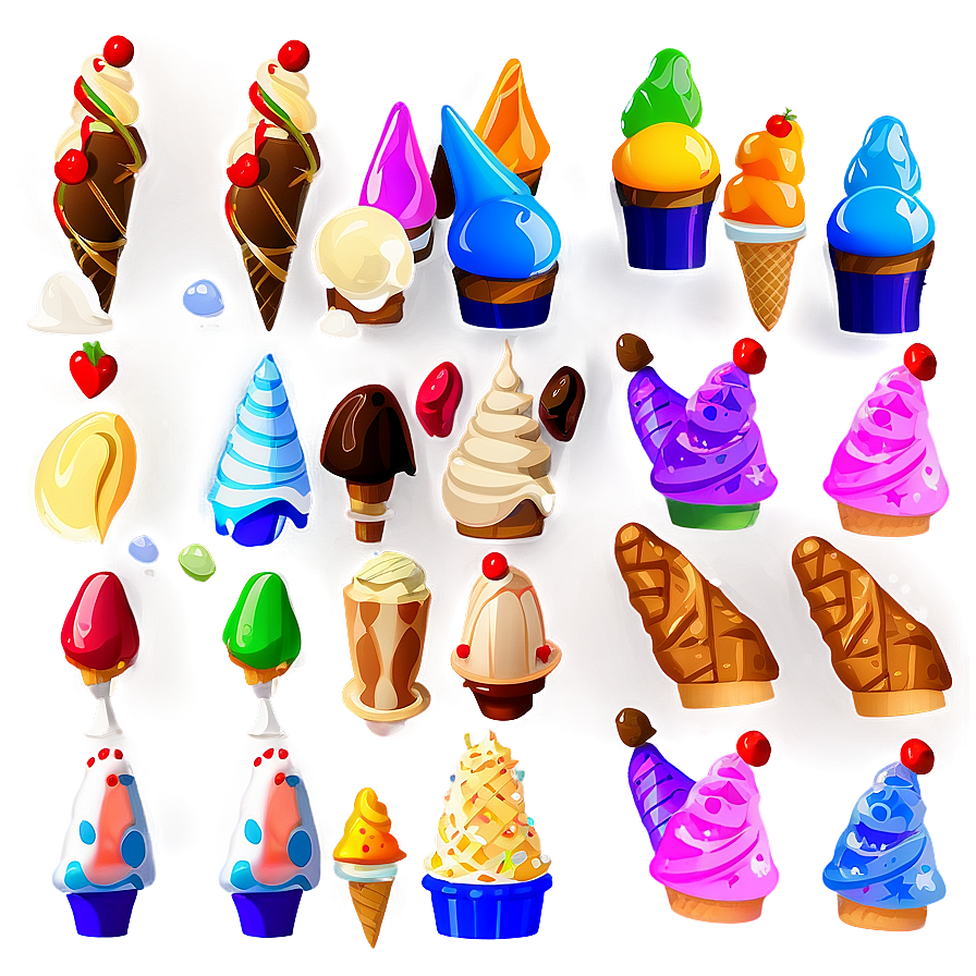 Ice Cream Cone Background Png 05252024