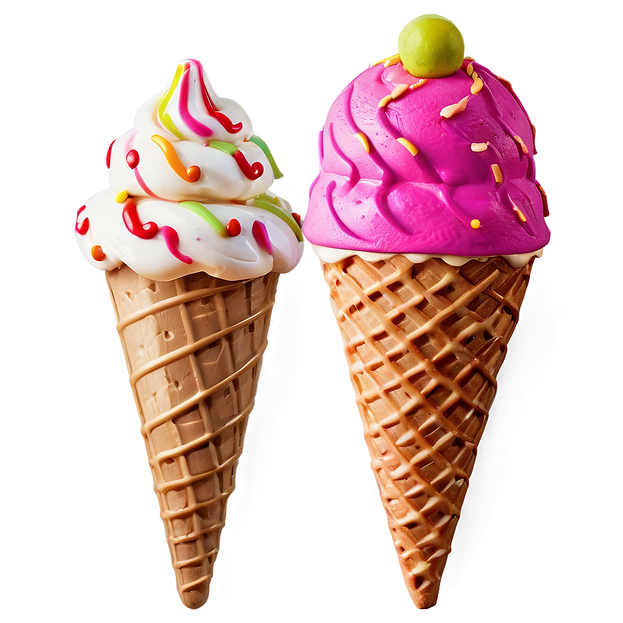 Ice Cream Cone Decoration Png 24