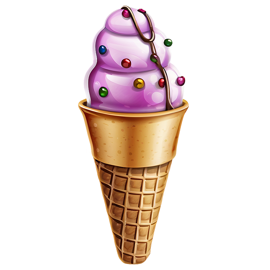 Ice Cream Cone Illustration Png Ysa16