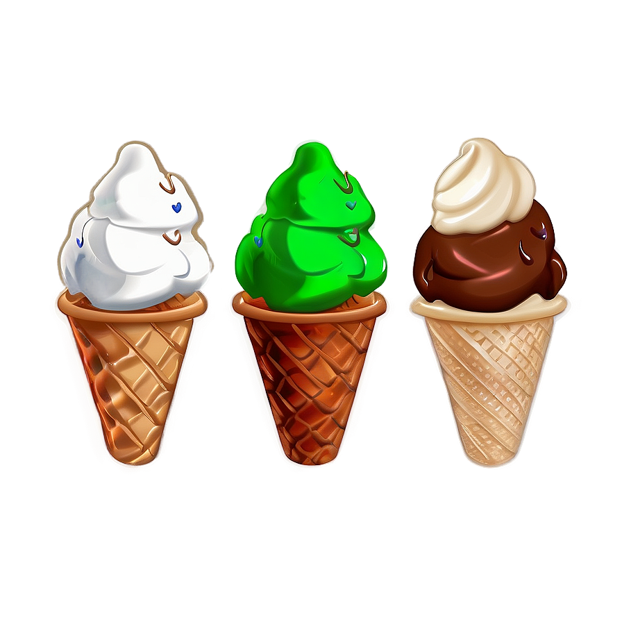 Ice Cream Cone Pattern Png Std99