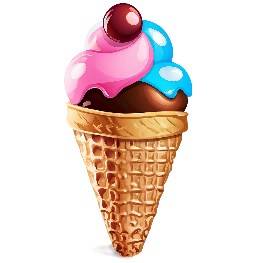 Ice Cream Cone Vector Png 05252024