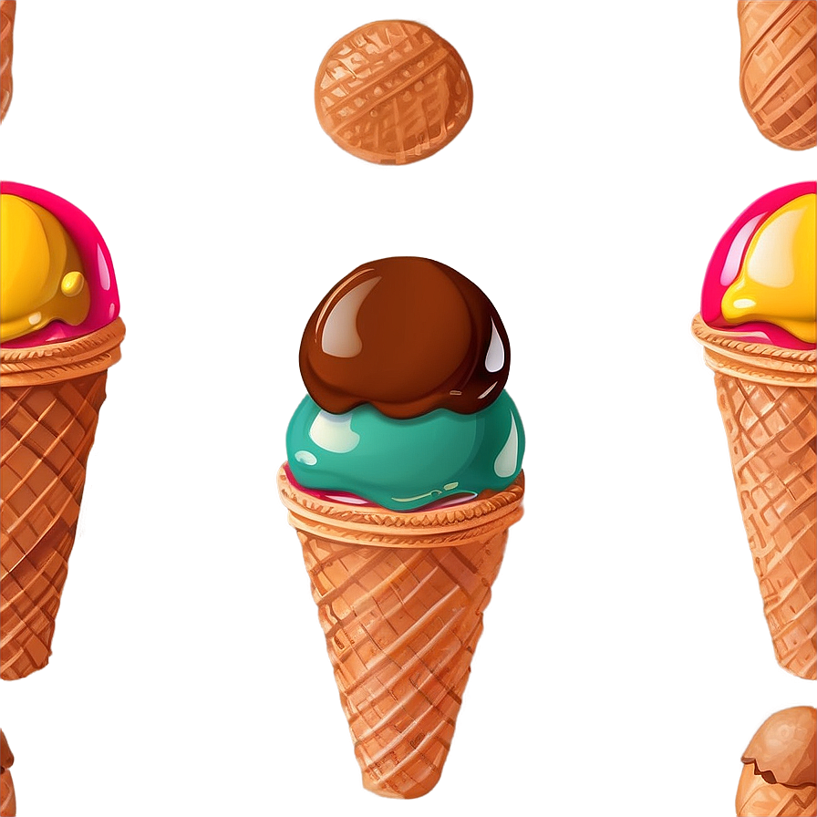 Ice Cream Cone Vector Png Lub