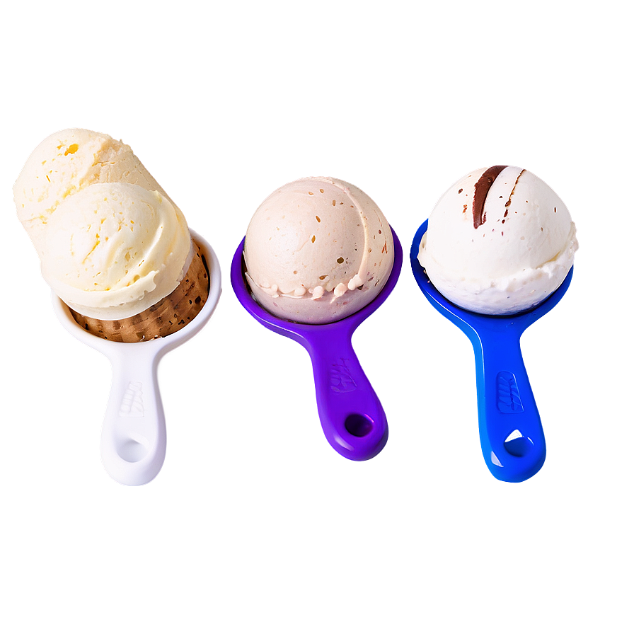 Ice Cream Scoop Trio Png Ukc