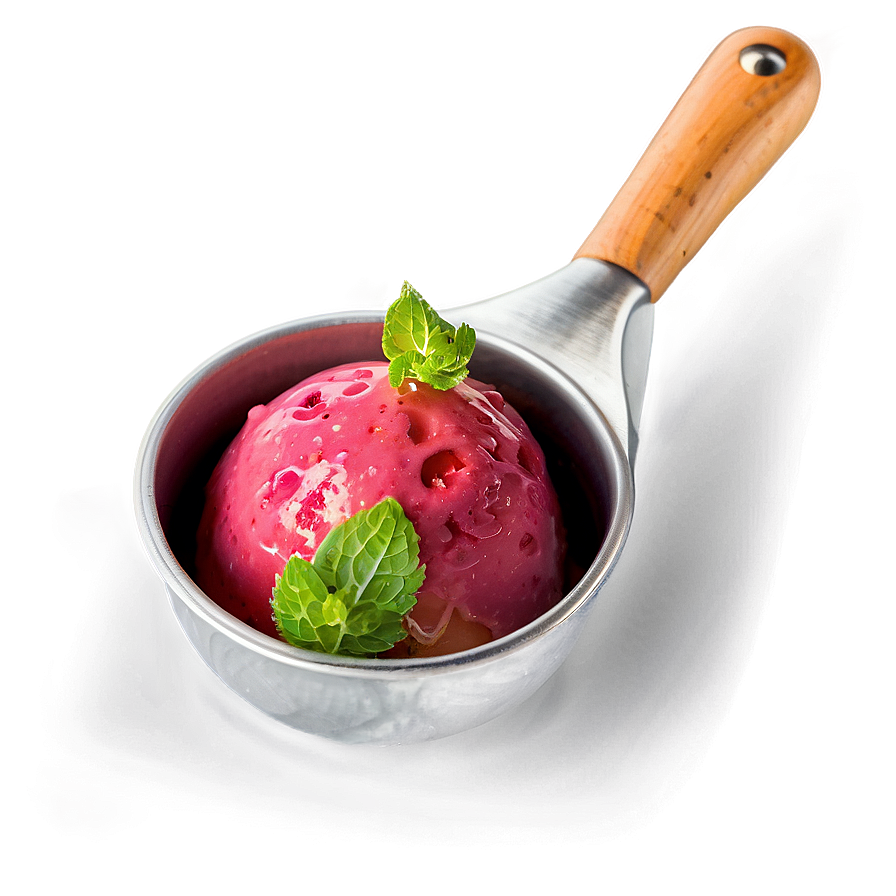 Ice Cream Scoop With Fruits Png 06122024