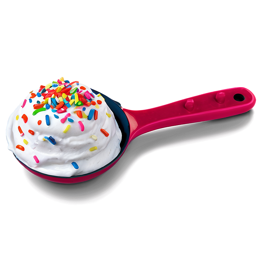 Ice Cream Scoop With Sprinkles Png Cpr43