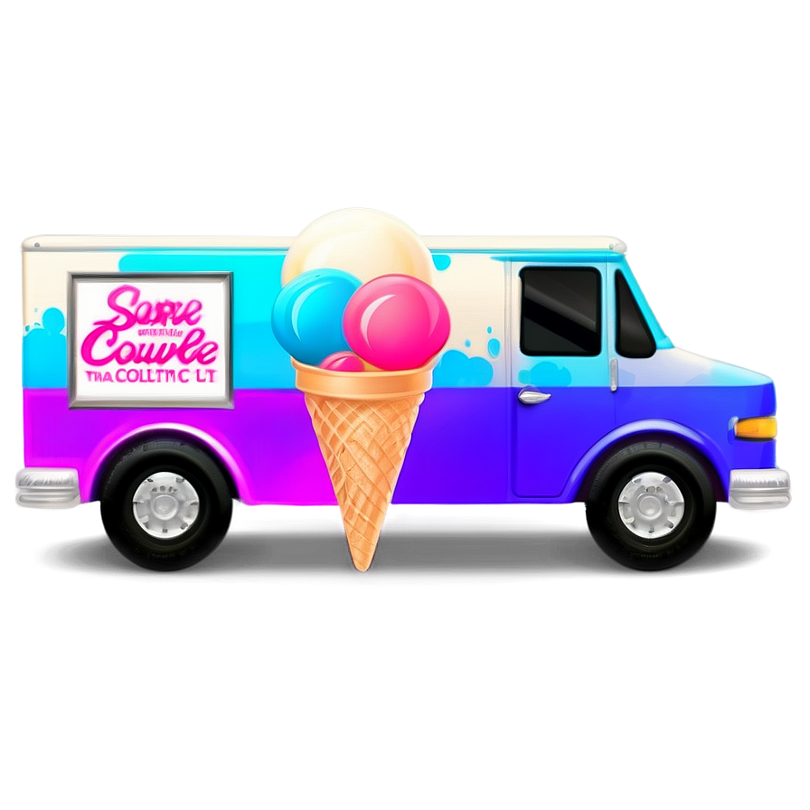 Ice Cream Truck Business Logo Png Onu6